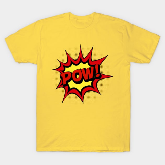 Pow! Comic Book Effect T-Shirt by vladocar